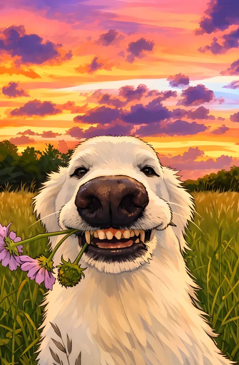 Le Chien Souriant