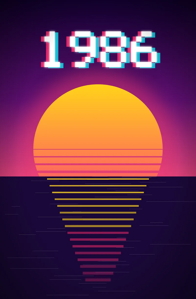 Coucher de Soleil 1986