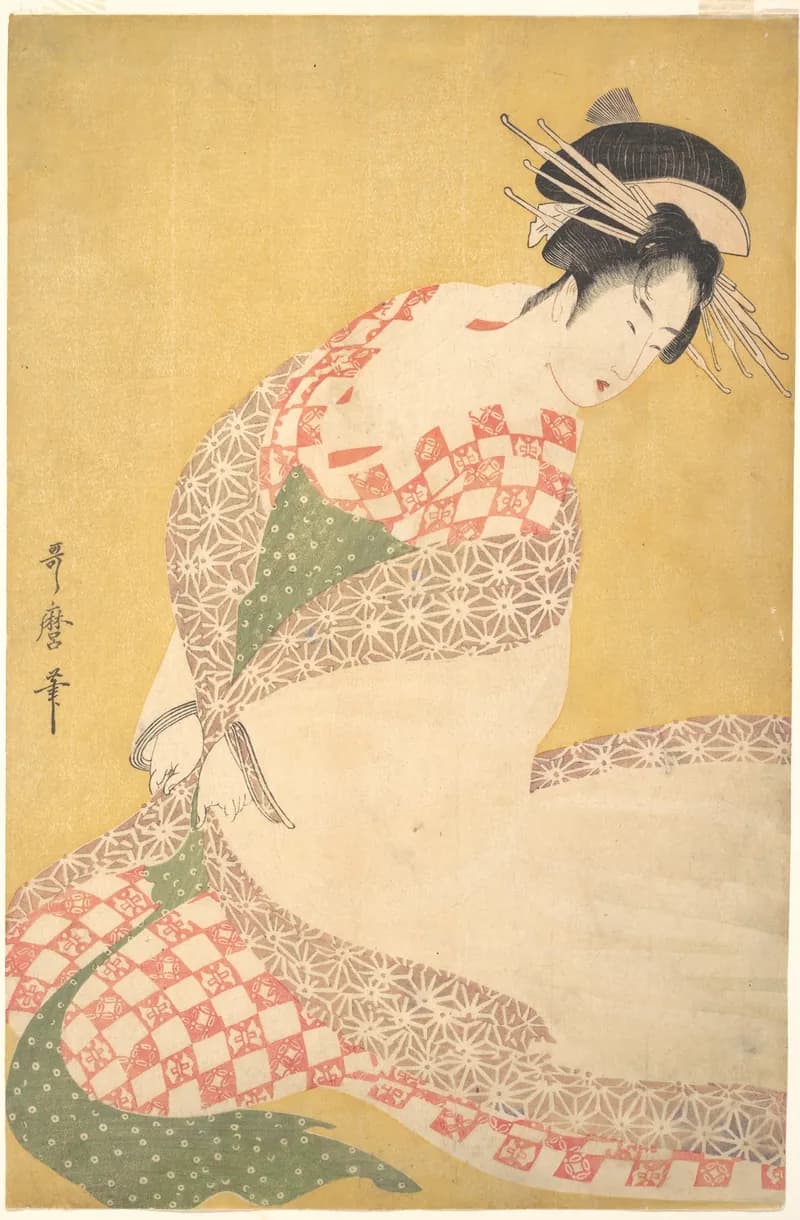 La Robe de Dessus – Utamaro