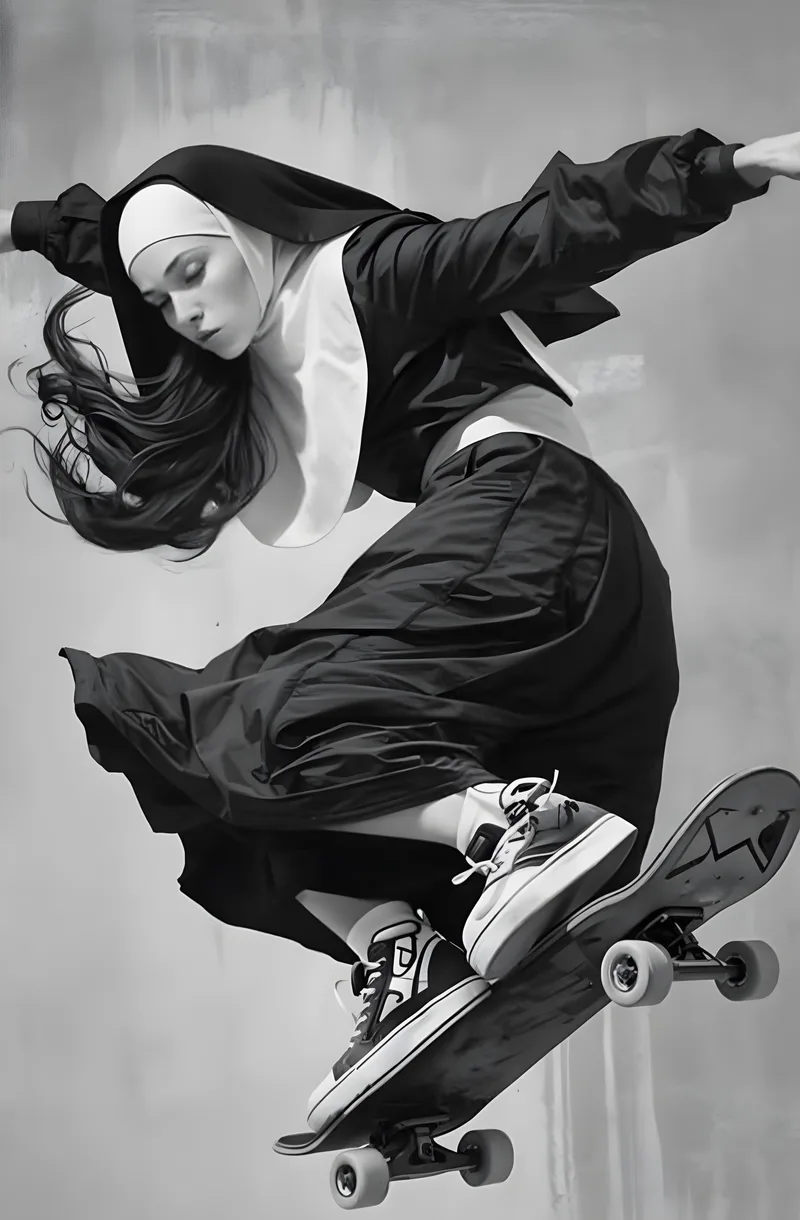 La Nonne Skateuse