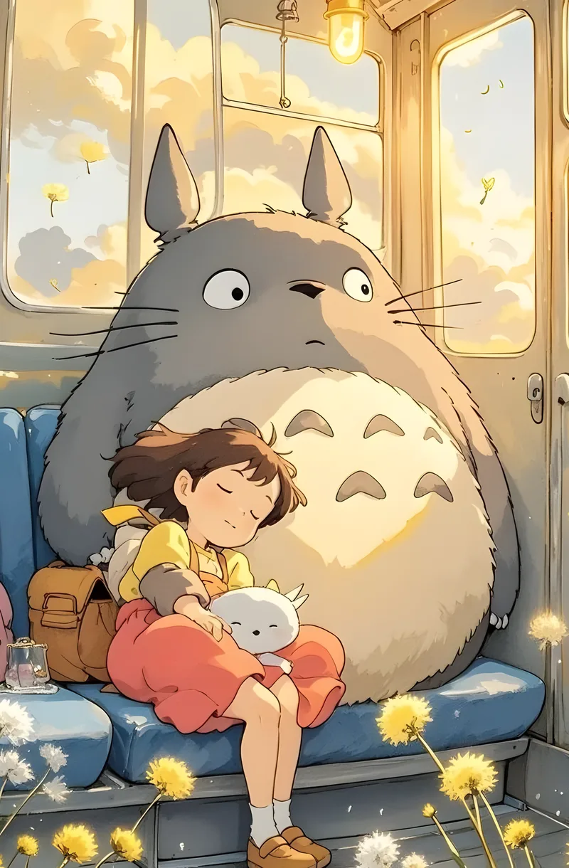 La Sieste dans le Tramway
