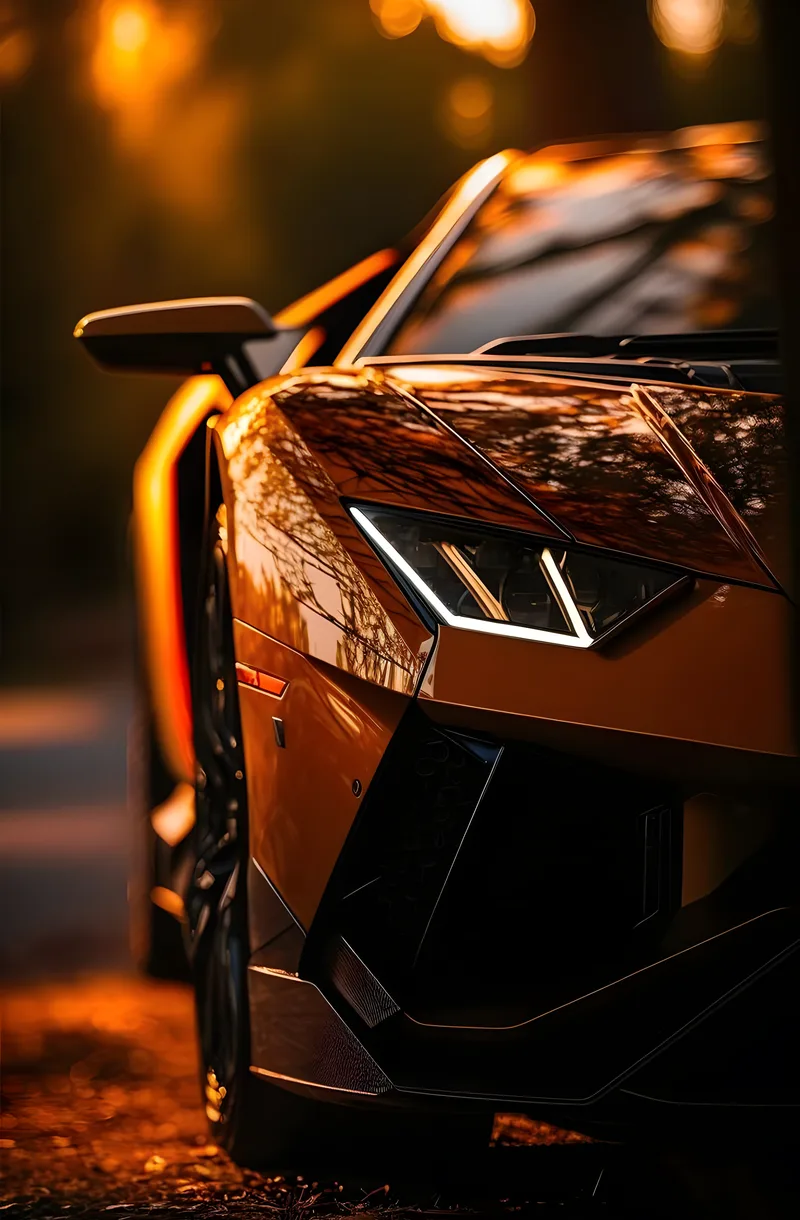 Supercar au Crépuscule