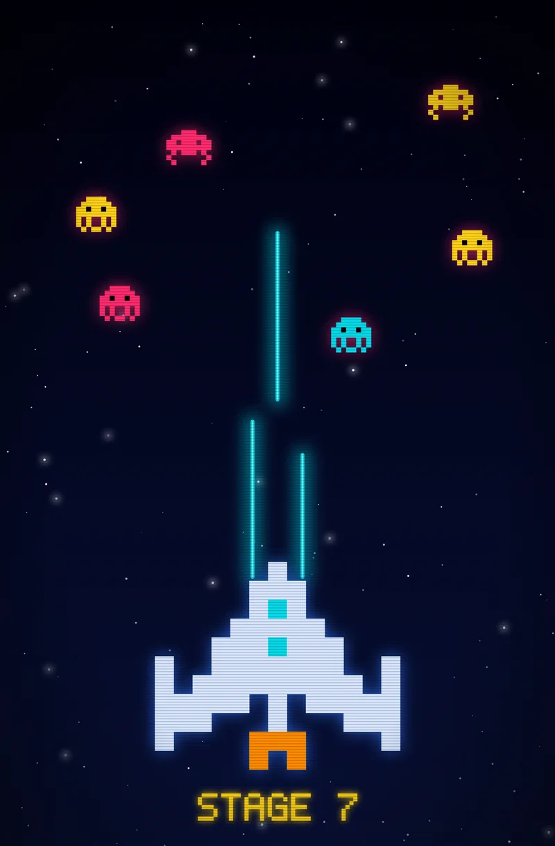 Vaisseau Pixel