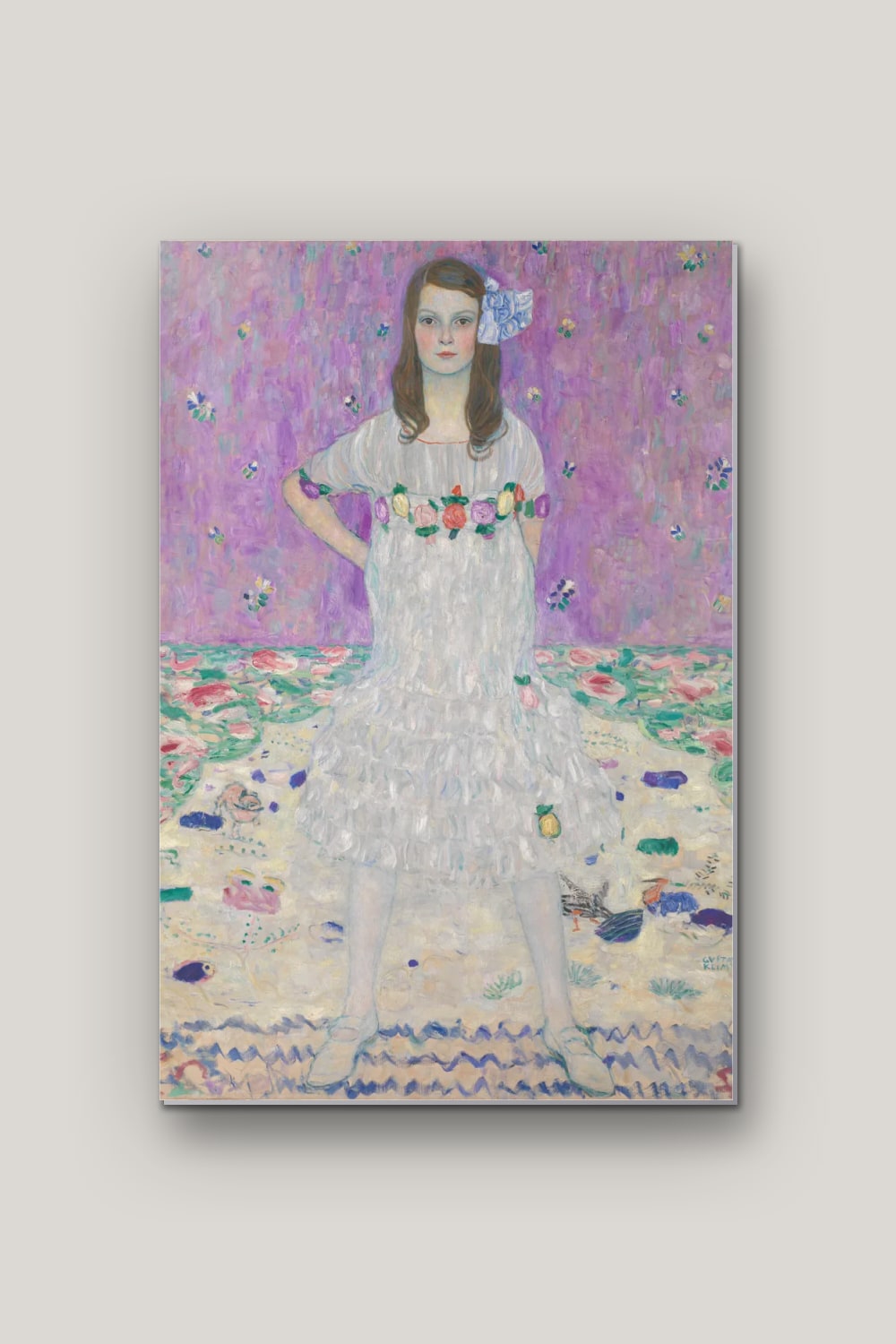 Mäda Primavesi – Klimt, poster en métal sur fond uni