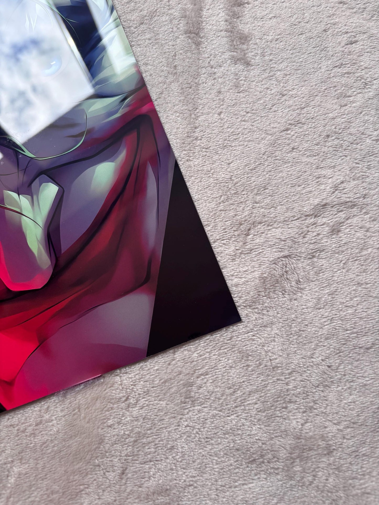 Joker Neon Metal Poster – Glossy Aluminum Print | DC Comics Wall Art